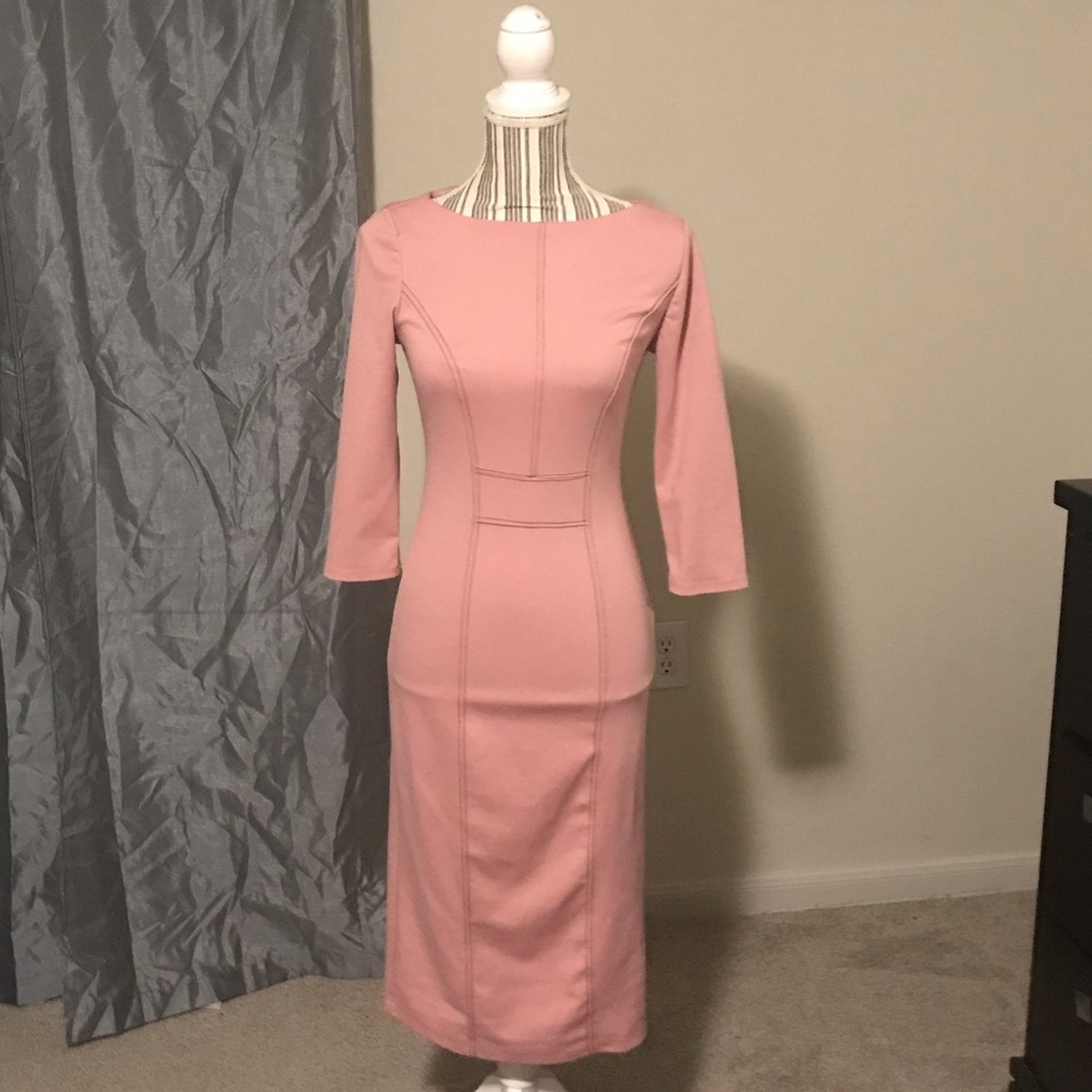 New York & Co Women’s Blush Sheath Dress Sz XS